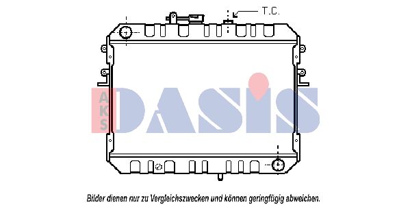 AKS DASIS Radiators, Motora dzesēšanas sistēma 110290N